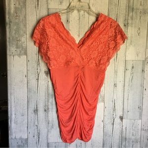 Vintage Laced pink top (S)